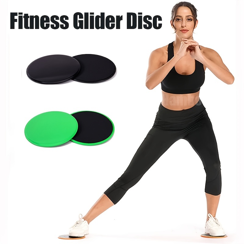 1 Pair Exercise Sliders Discs Oval Abdominal Glutes sliders workout core  sliders for for Gliding Disc Exercise Yoga Fitness Training Gliding  Equipment 