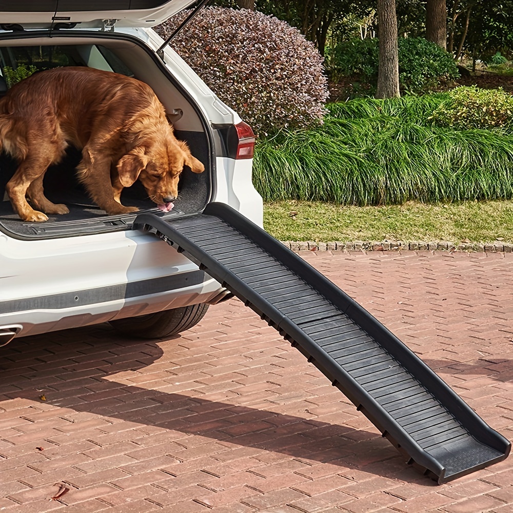Rampa da auto per cani in alluminio anti-slip