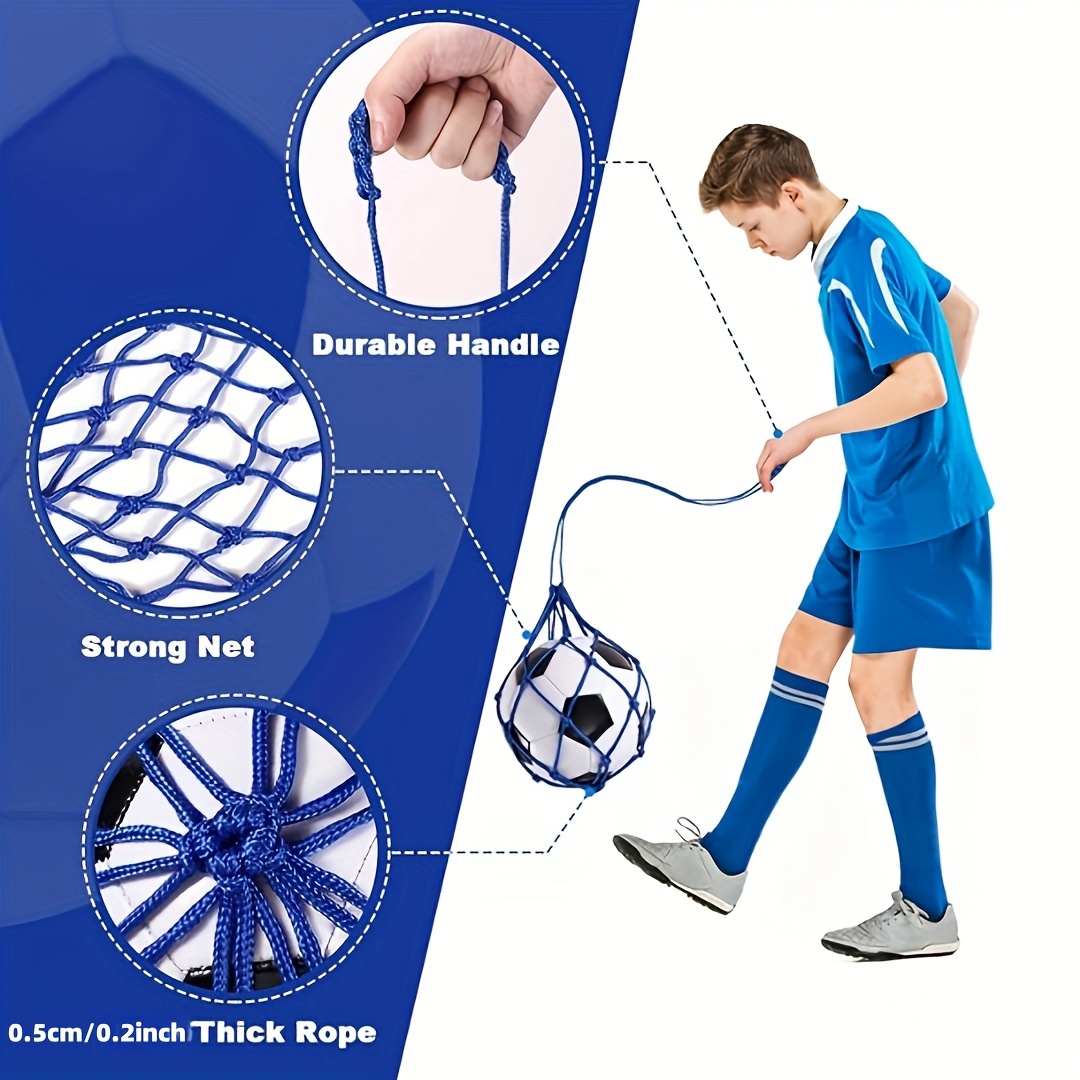 

Soccer Kick Net, Solo Soccer Kick Practice Training Soccer Net, Football Training Juggling Net