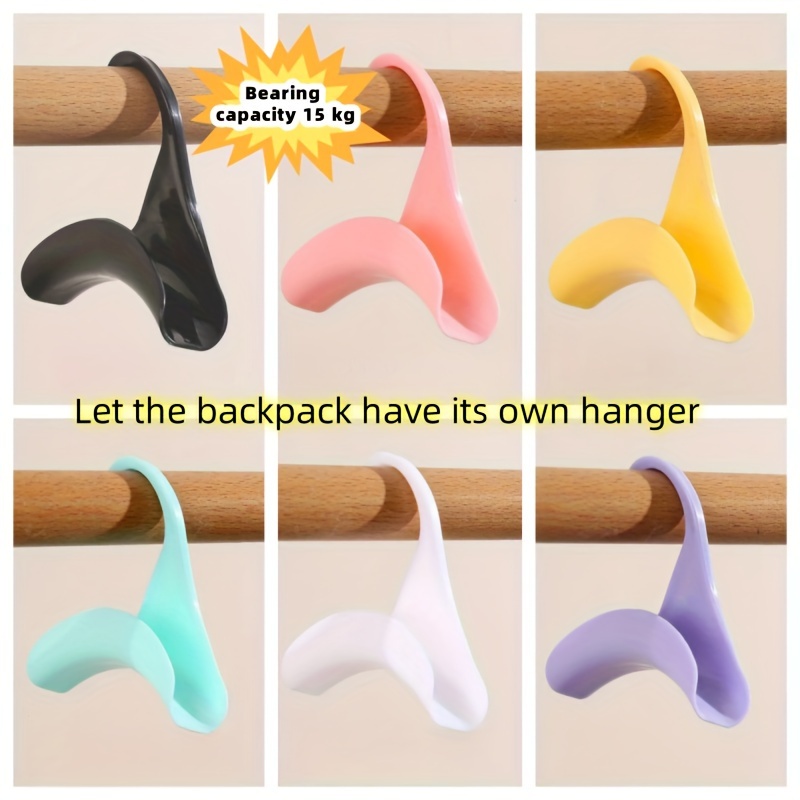 Portable Bag Hanger Multiple Colors Hook Purse Backpacks - Temu Canada