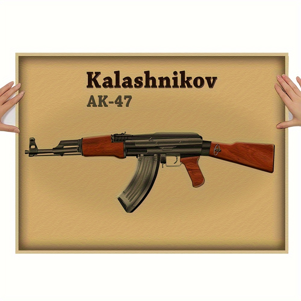 Kalashnikov AK-47 Vintage Poster