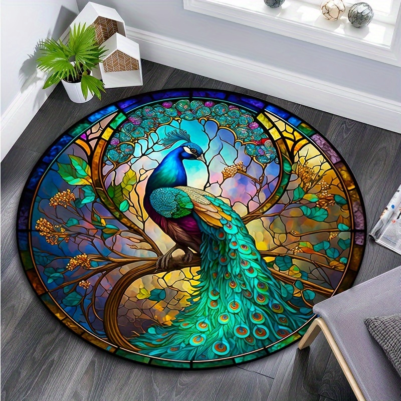 Pokemon Anti Slip Tapis Rond Tapis D’Impression 3D Tapis De Bain Jeu  Personnage Tapis De Bain Tapis Extérieur Cadeau Salon Chambre Tapis  (Diameter