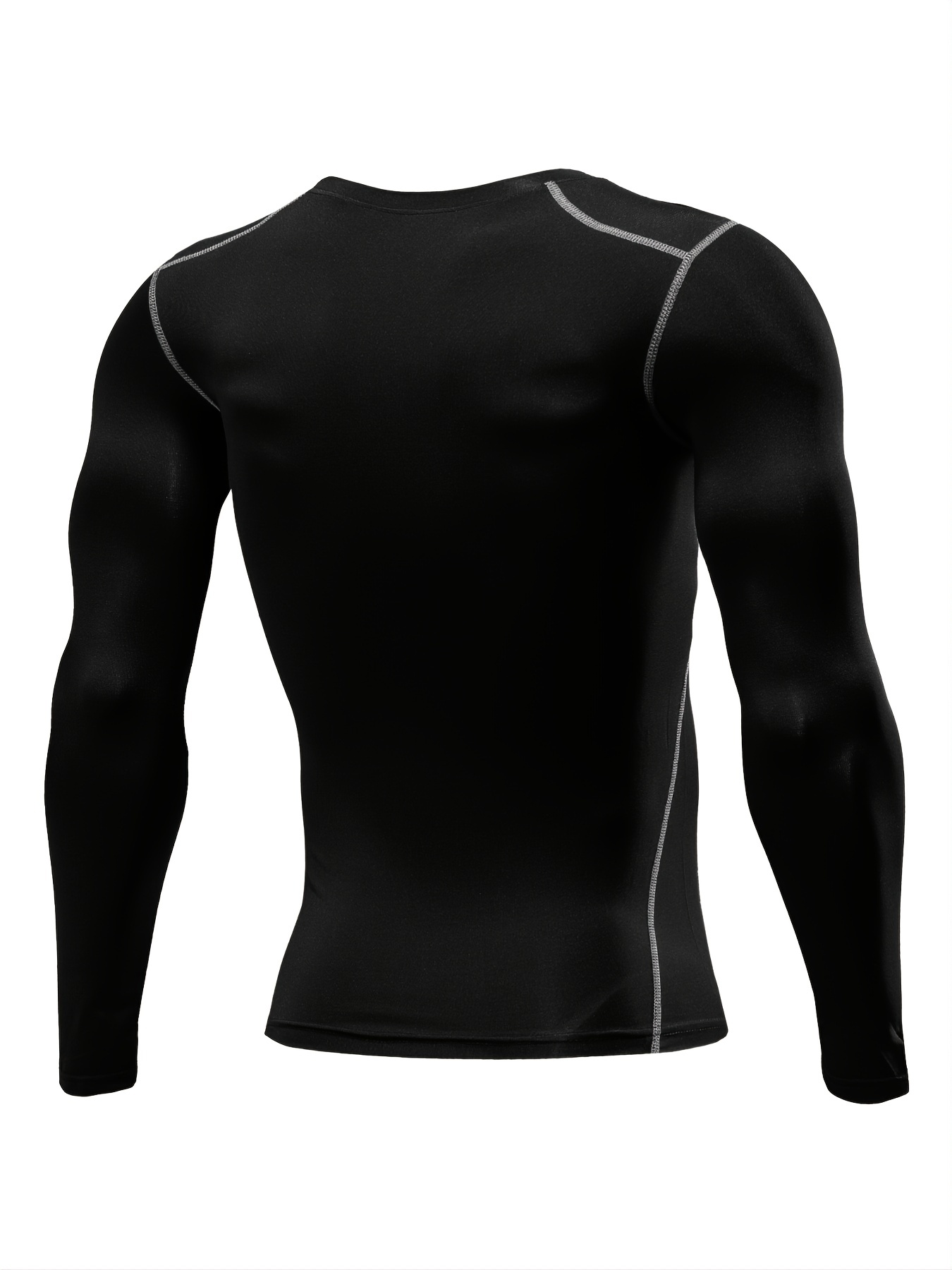 Men's Compression Top Sports Long Sleeve Shirts Athletic - Temu