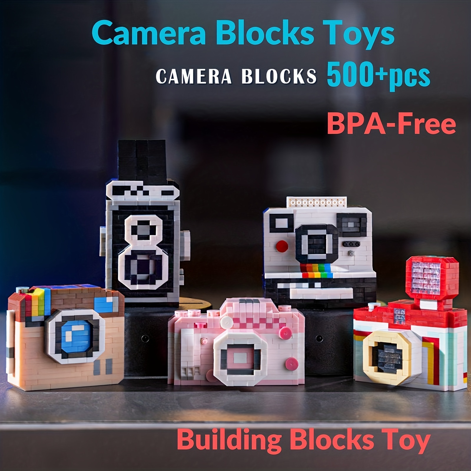 Technique créative - Kit de construction pour appareil photo numérique -  405 pièces - Jouet pour appareil photo numérique rétro - Non compatible  avec Lego (00846) : : Jeux et Jouets