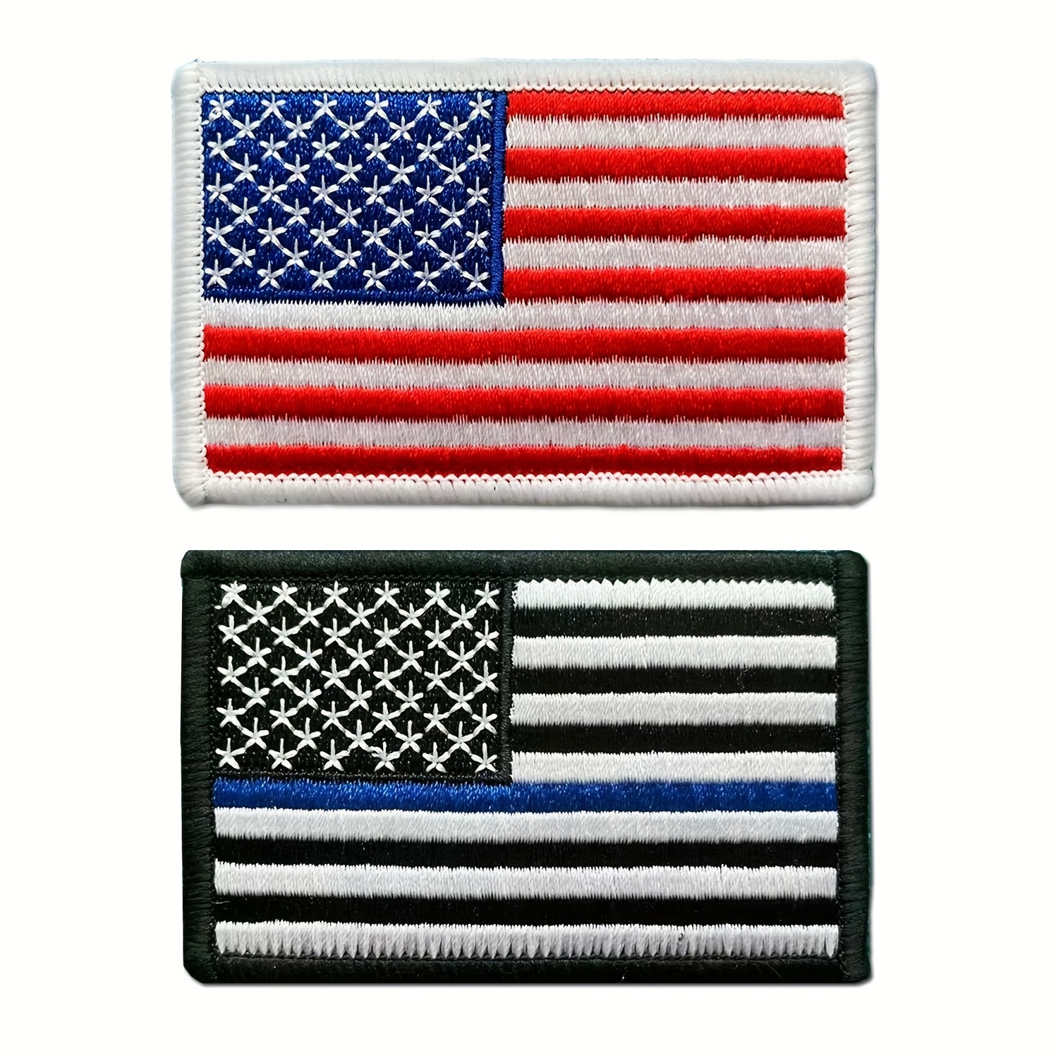 Parche de bandera estadounidense, parches de velcro tácticos militares para  mochilas, gorras, sombreros, chaquetas, pantalones, emblema de uniforme