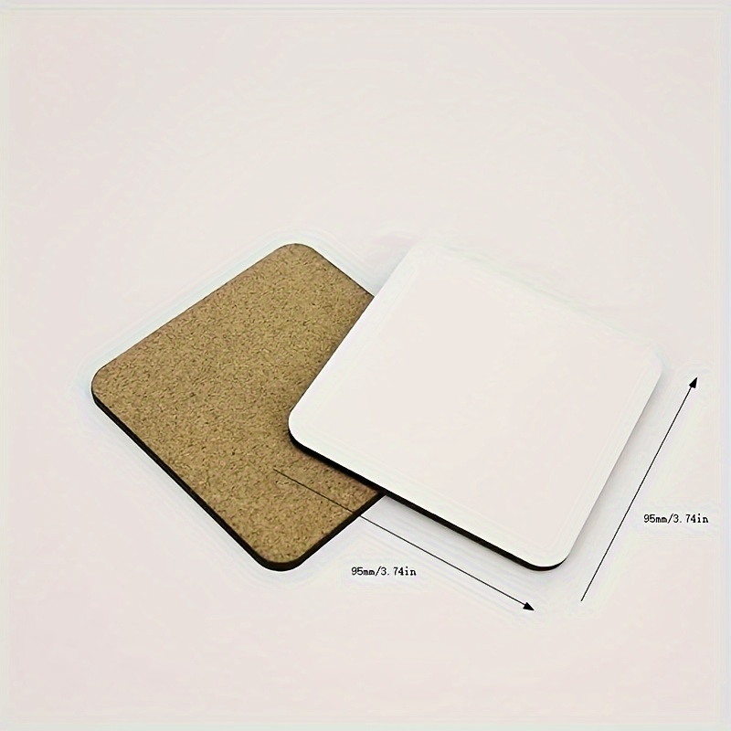 Square Sublimation Coaster Sublimation Blank Cup Mat Blank - Temu