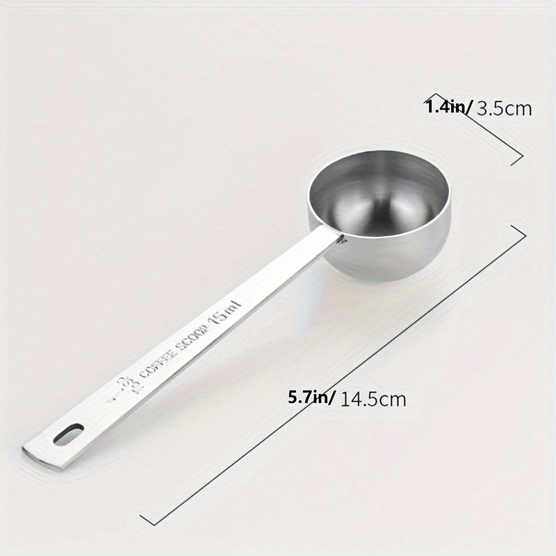 Long Handle Spoon Coffee Scoops Plastic Tablespoon Measuring Spoon