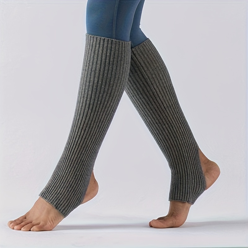Latin Dance Leg Sleeves Sets Knitting Sports Protective Wool - Temu