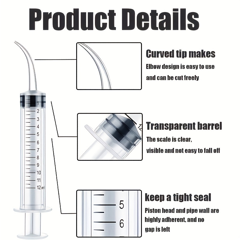 Curved Mouth Needle Tube A Capacity A Silicone Rubber Needle - Temu