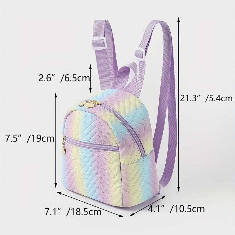 Kids Gradient Quilted Backpack