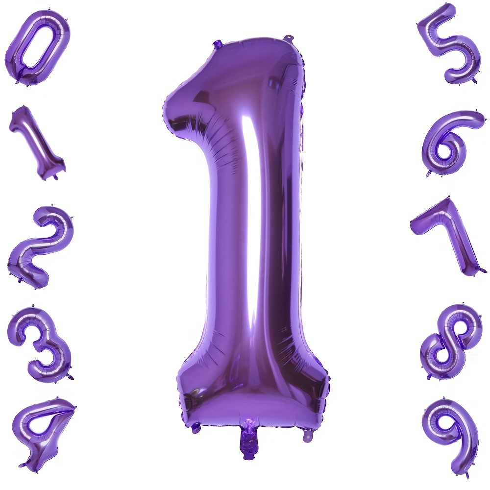Globos gigantes de 40 pulgadas con números azules del número 22, globos de  cumpleaños/fiesta