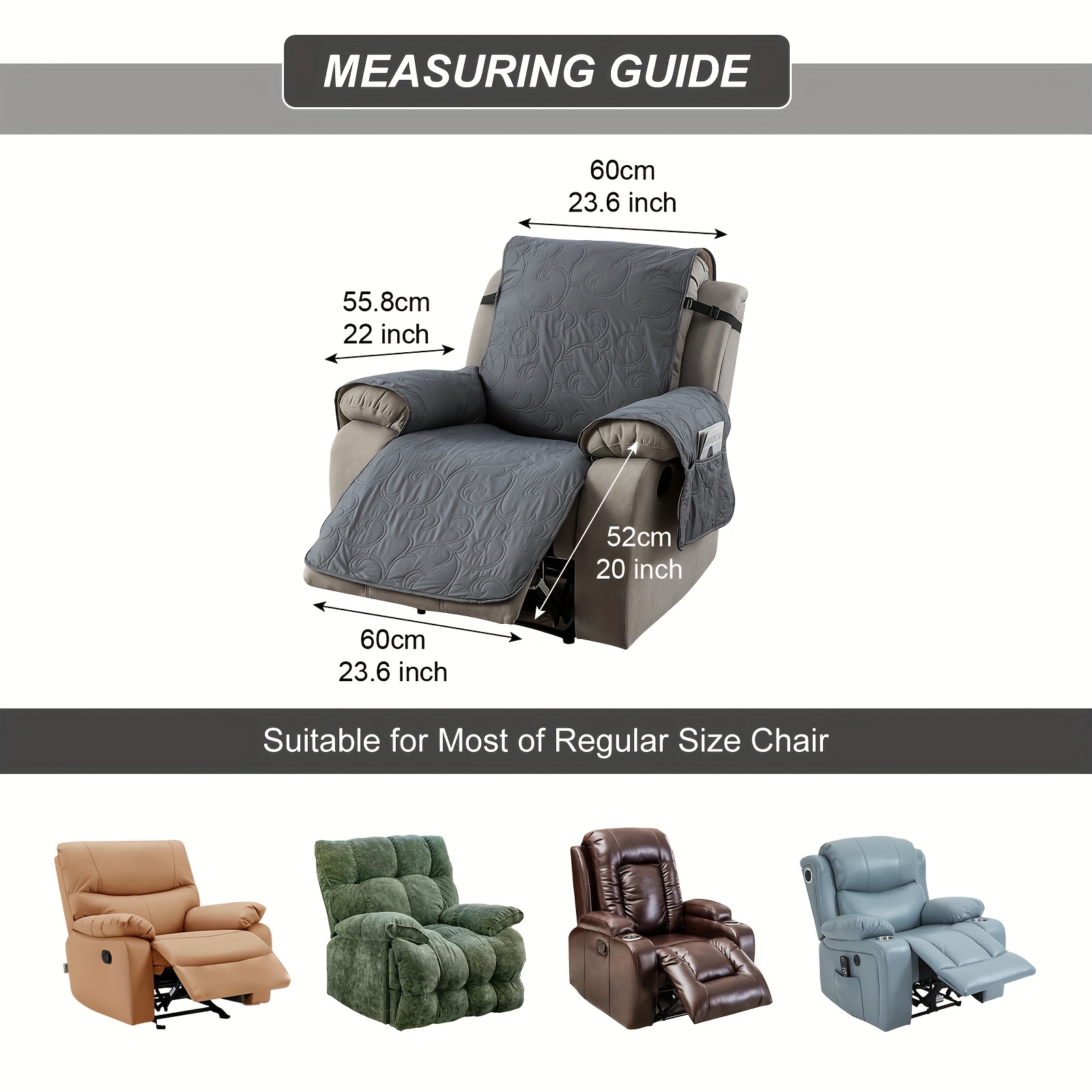 Homestyles by Sure Fit Stretch Recliner Slipcover