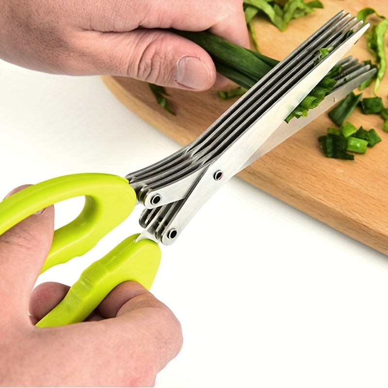 Kitchen Scissors, Stainless Steel Herb Scissors, Onion Vegetable Cutting  Herb Spice Scissors, Multifunctional Chopping Tools - Temu