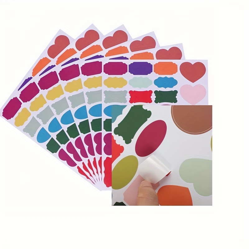 28 Etichette Adesive Colorate L'uso Cartelle Scatole - Temu Italy
