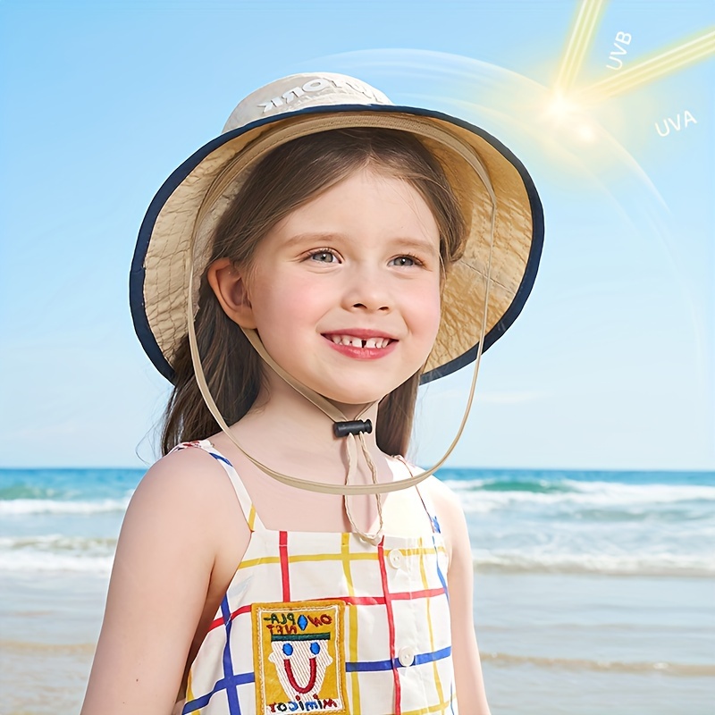 Kids Hat Baby Sun Hat Detachable Neck Protector Sun - Temu