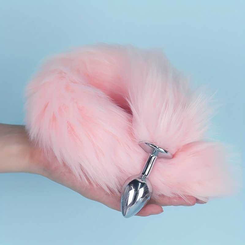 Plush Fox Tail Butt Plug Fox Tail Metal Anal Plug Sexy - Temu