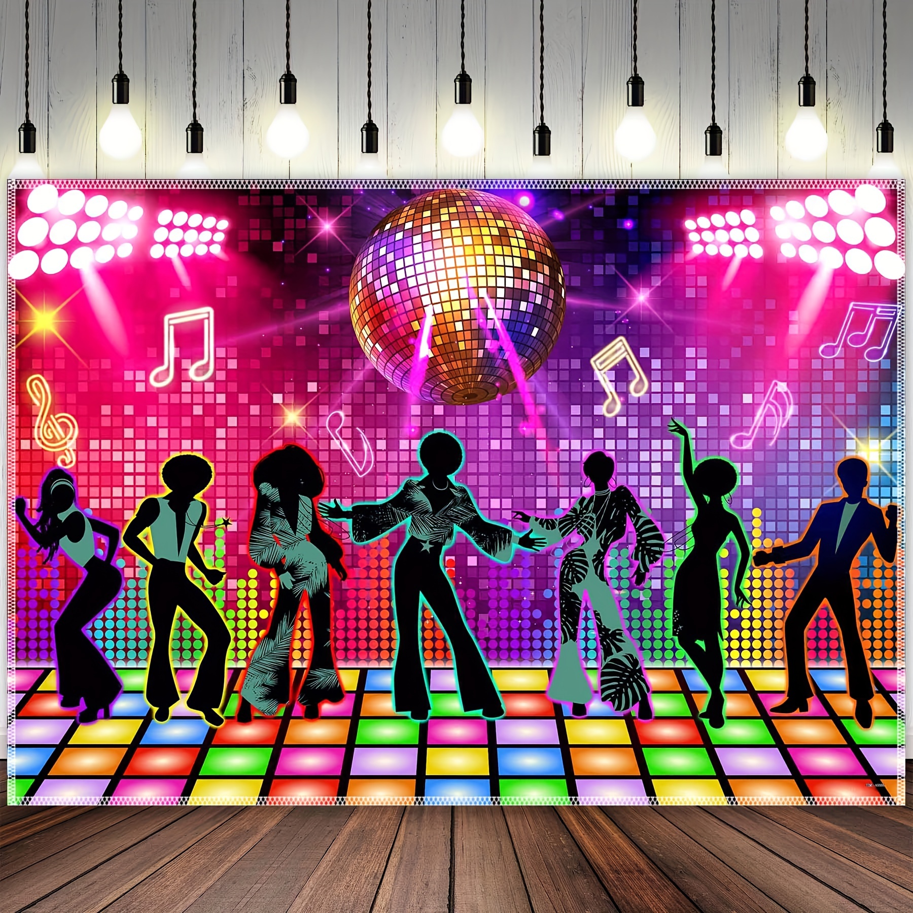 1pc 7x5ft 70s 80s 90s Disco Party Polyester Photographie - Temu Canada