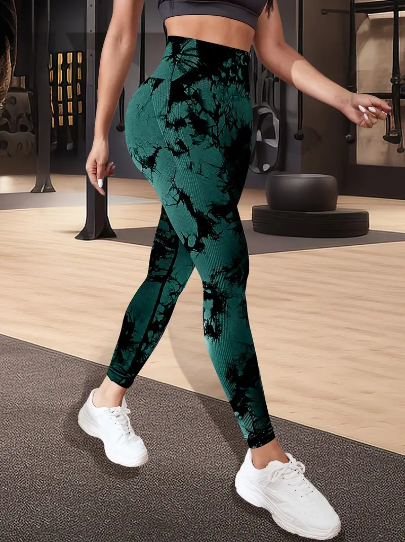 Women Seamless Tie Dye and Tie Float Yoga Workout Pants Plus Size Yoga Pants  for Women 2X Army Green at  Women's Clothing store