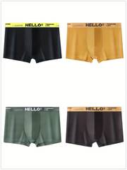 mens ice silk cool comfy boxers briefs quick drying sport briefs breathable antibacterial bottoms for summer mens underwear details 35