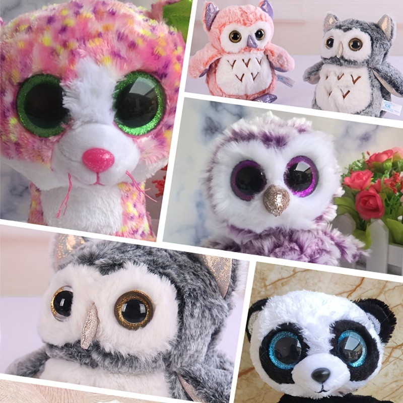 10Sets 16MM Stuffed Toys Glitter Safety Eyes Nonwovens Washer Clear Doll E  st1