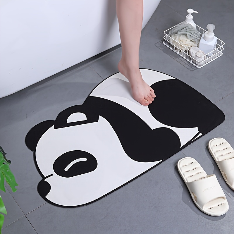 Polyester Fiber Cartoon Animal Floor Mats, Entrance Door Wear-resistant Mats,  Household Bathroom Bathroom Water-absorbent Mats - Temu