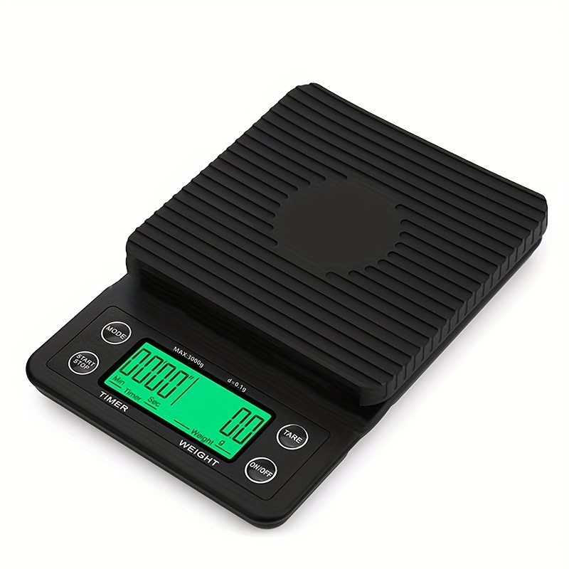 3KG 5KG Digital Coffee Baking Scale with Timer Easy to Use