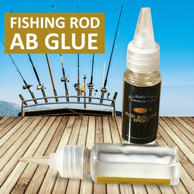 Fishing Rod Glue Fishing Rod Epoxy Resin Ab Glue Transparent - Temu