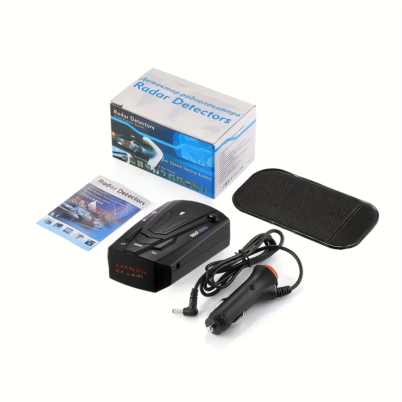 high speed radar detector 360 automatic detection voice prompts led display and city highway mode drive safely details 6