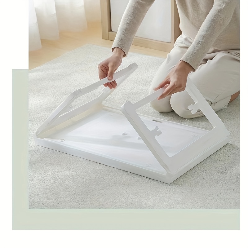 Portable Plastic Folding Desk for Home or Bed - Small Toy Table for Kids