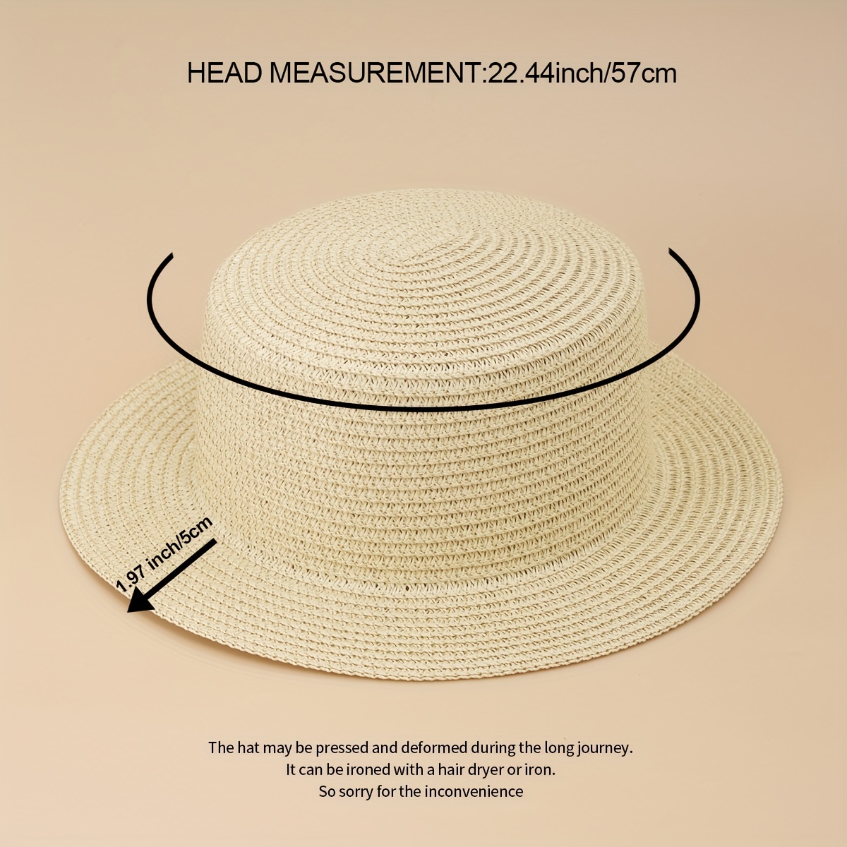 Summer Sun Hat Straw Fedora Cap Women Outdoor Beach Hat
