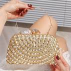 luxury rhinestone evening bag elegant sparkling clutch purse womens dress handbag for wedding party prom banquet perfect for carnival mardi gras music festival