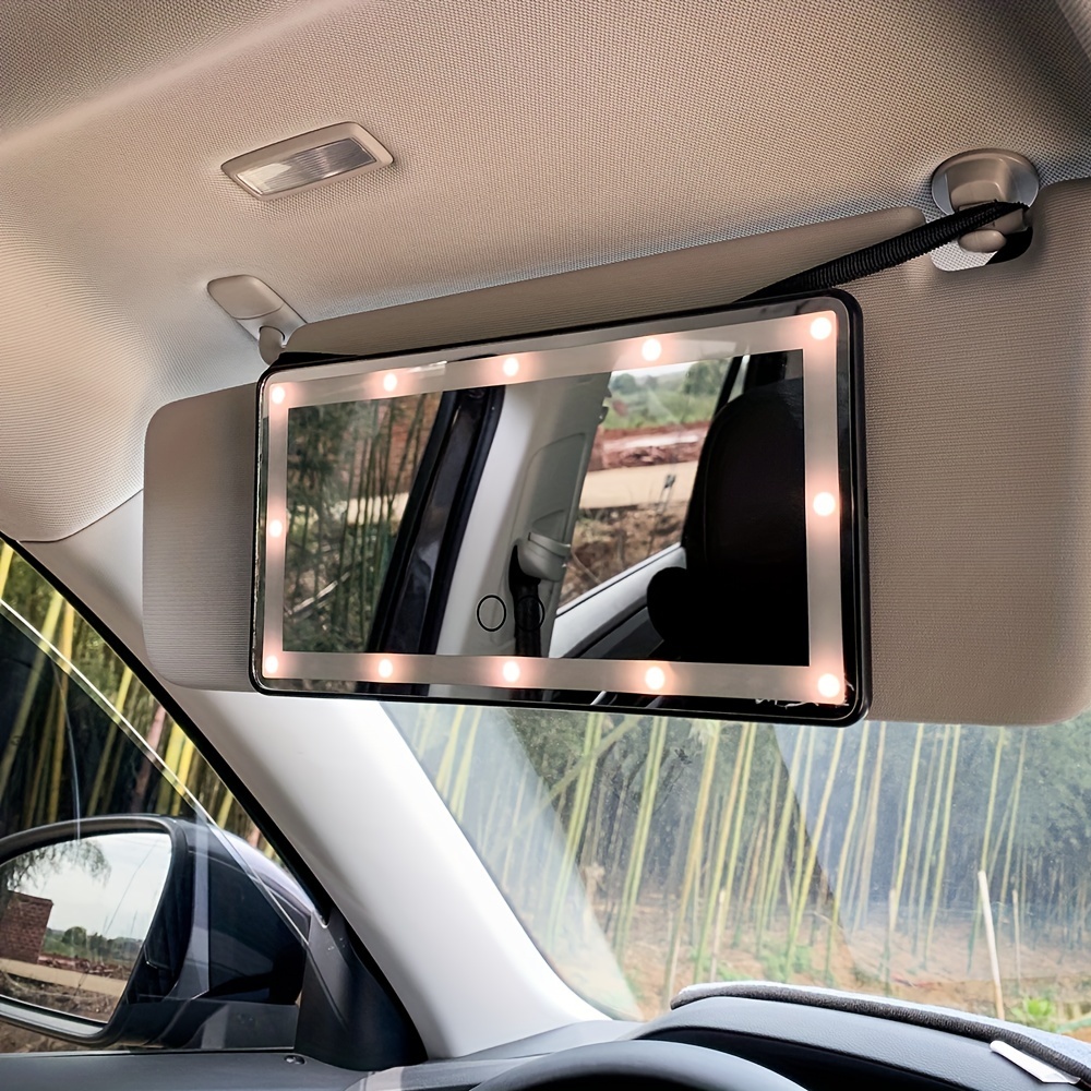 Kaufe Auto-Innenraum-Sonnenblende, hochklar, Touch-Schalter, LED-Licht,  Make-up-Spiegel