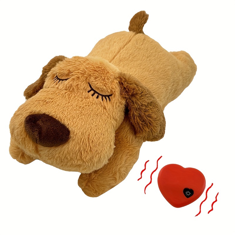 3 Colors Snuggle Puppy Heartbeat Stuffed Toy Dog Pet Anxiety Relief Calm Aid, Save More With Clearance Deals