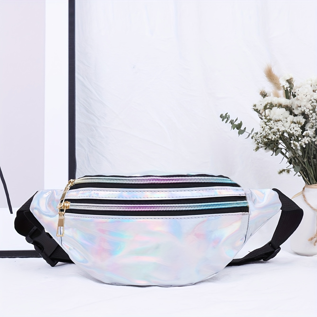 Image of Lei She Waist Bag Lei She Waist Bag Chest Bag Diagonal Shoulder Bag Single Shoulder Bag Outdoor Trend Mobile Phone Bag Waist Bag