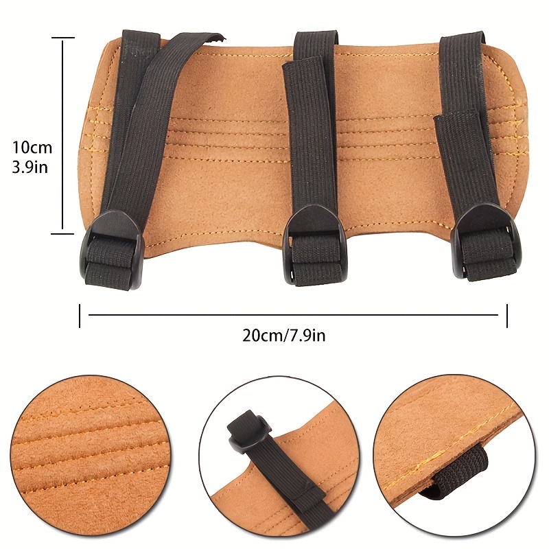 1pc Protector Brazo Arquería 2 Correas Protector Antebrazo - Temu