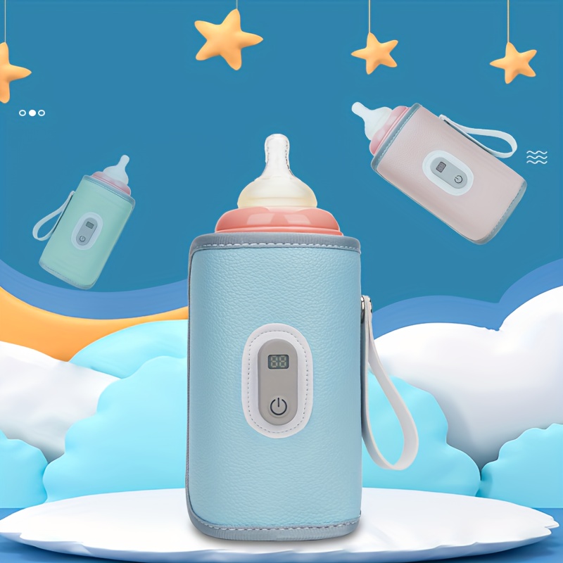 Heated Baby Bottles Thermal Bag Hot Drinks Thermos Usb Milk Warmer Bottle  Portable Heater Feeding Mother Kids Winter Accessories