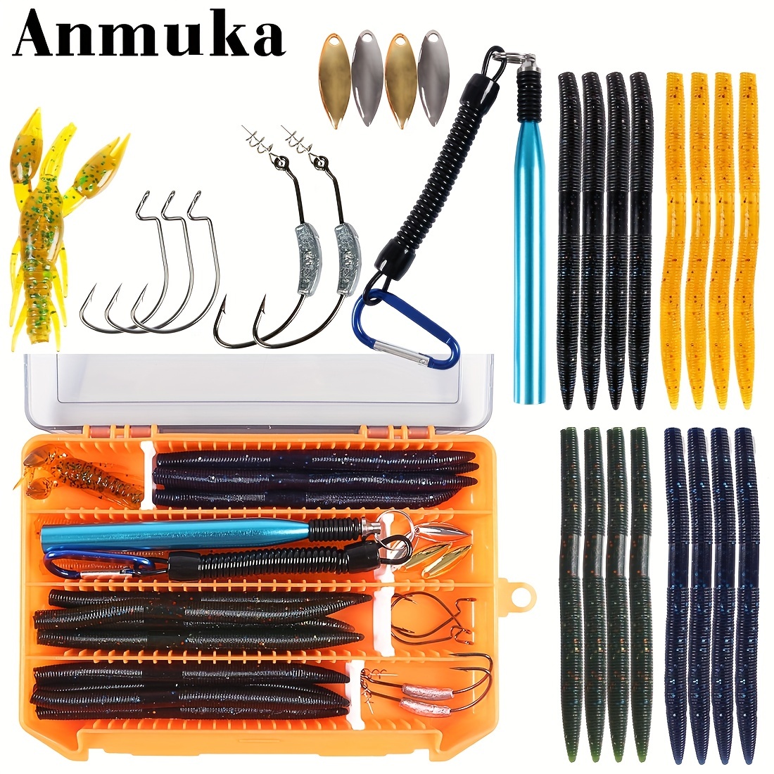 Kit d'accessoires de pêche, Kit de matériel de pêche de 264 pièces avec  boîte de matériel: pêche - AliExpress