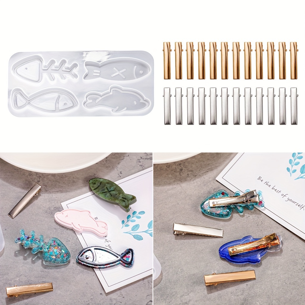 Diy Crystal Epoxy Resin Irregular Mine Edge Hairpin Pendant Mirror