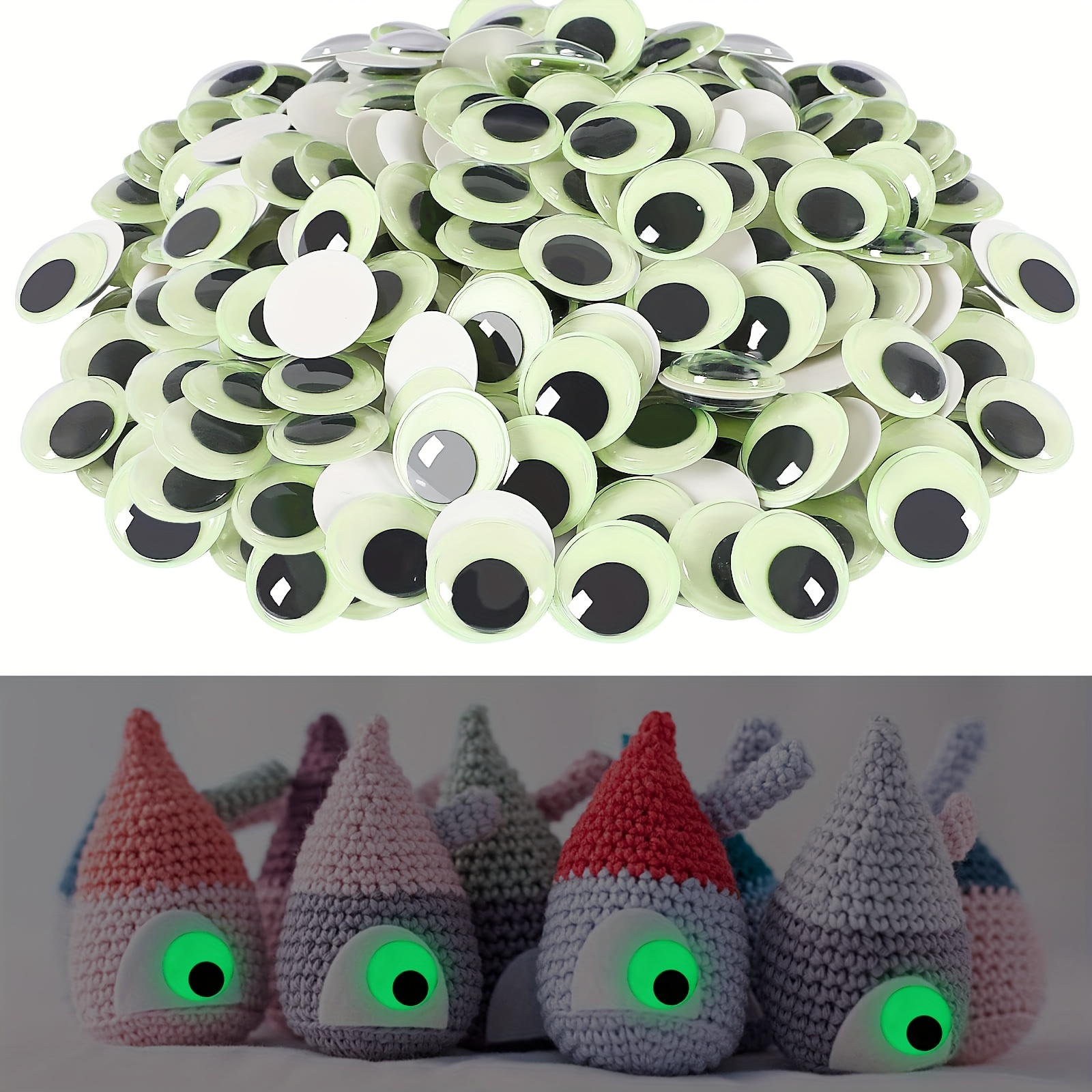 700 Pieces Round Wiggle Googly Eyes With Self Adhesive DIY