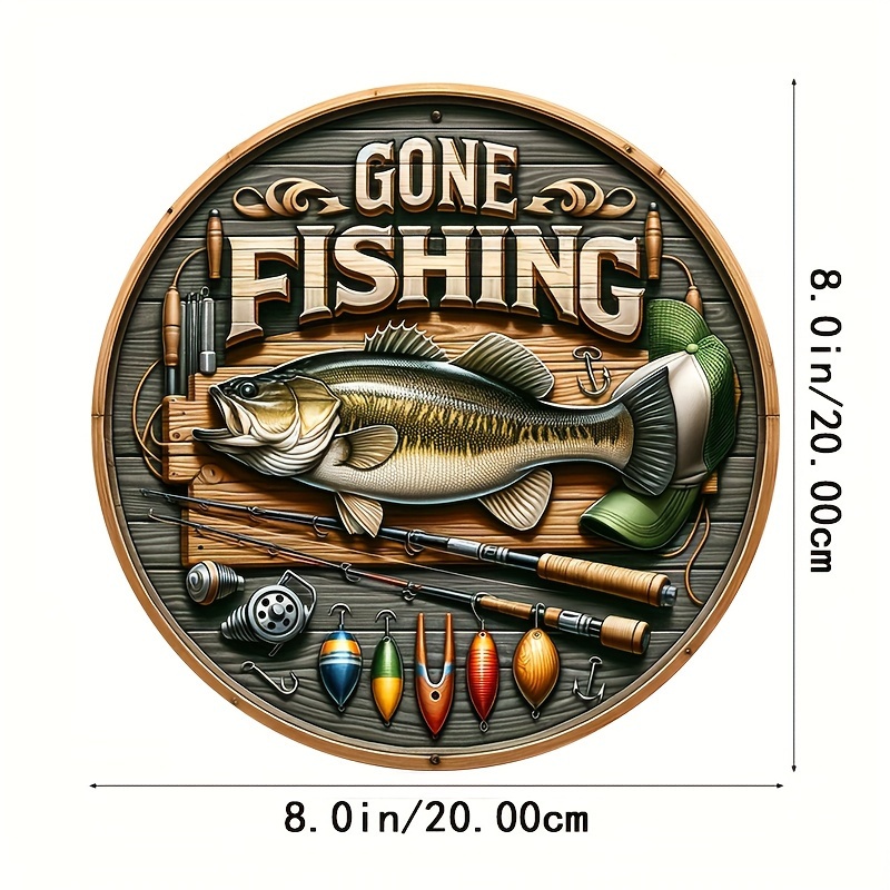 Fishing Decor Home Welcome Fishing Club Fishing House Decor - Temu Canada