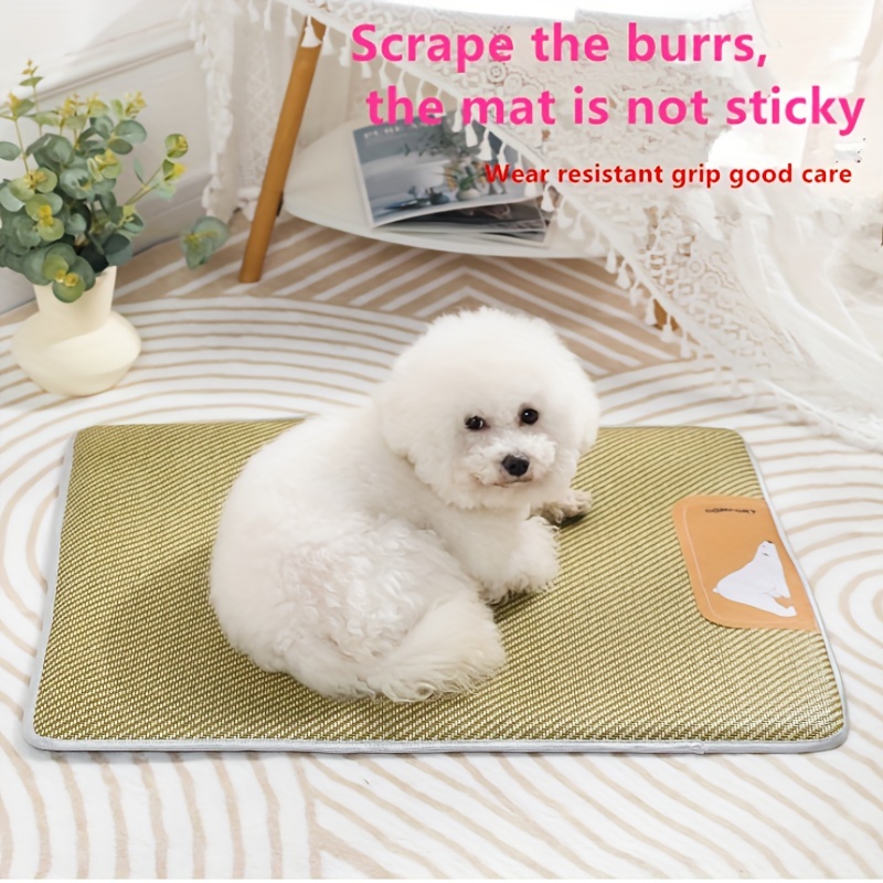 1 PC Pet carpet dog mat Small and medium-sized dog sleeping mat cat  sleeping mat summer non-slip pet mat