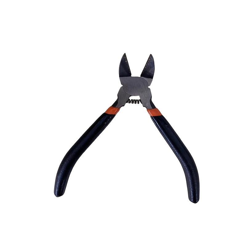 BOENFU Small Wire Flush Cutters 5-in, Sharp and Precision Side Cutting  Pliers with Spring, Small Wire Snips for Jewelry Making, Model Cutting