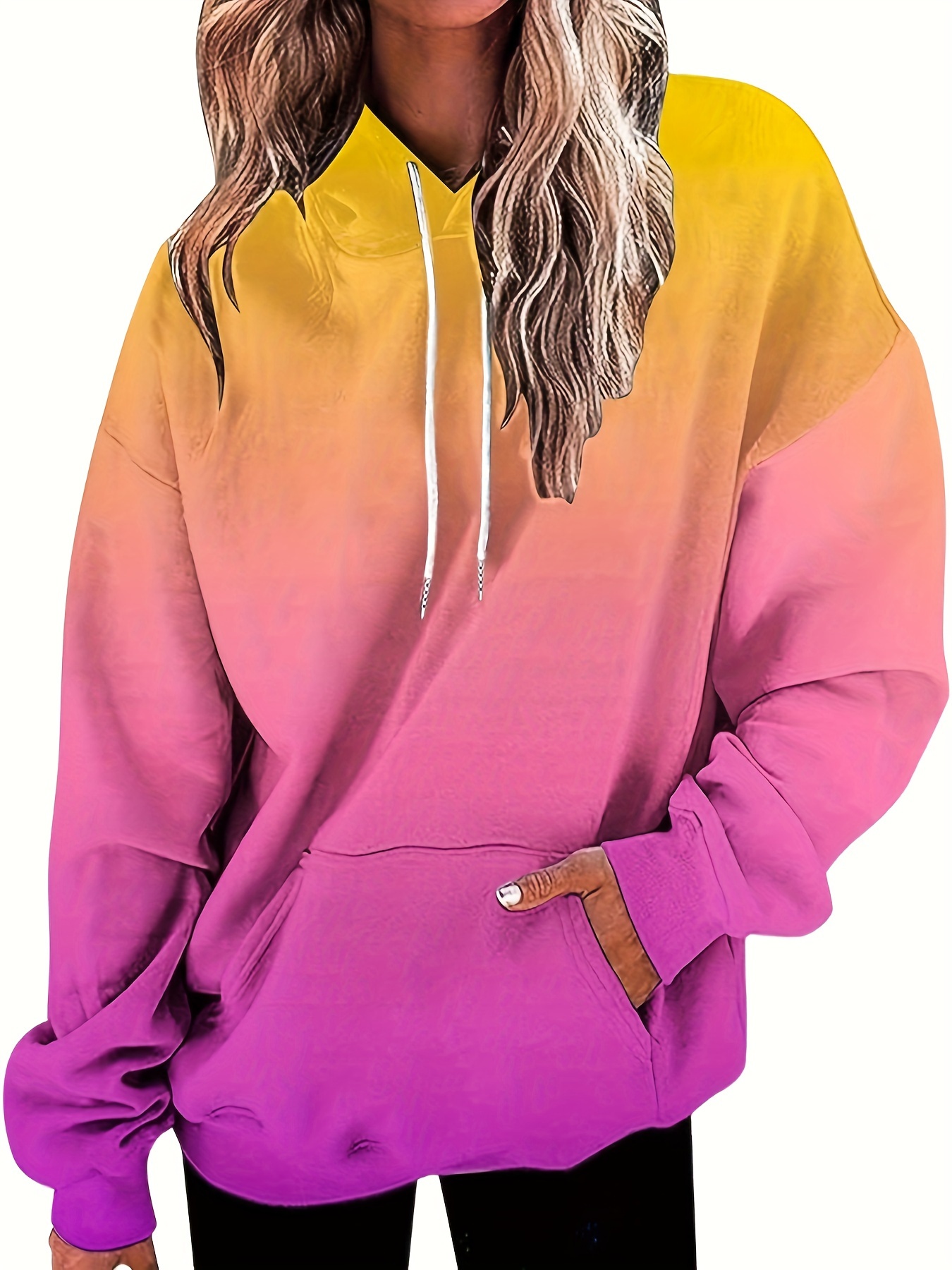 Ombre on sale hoodie women's