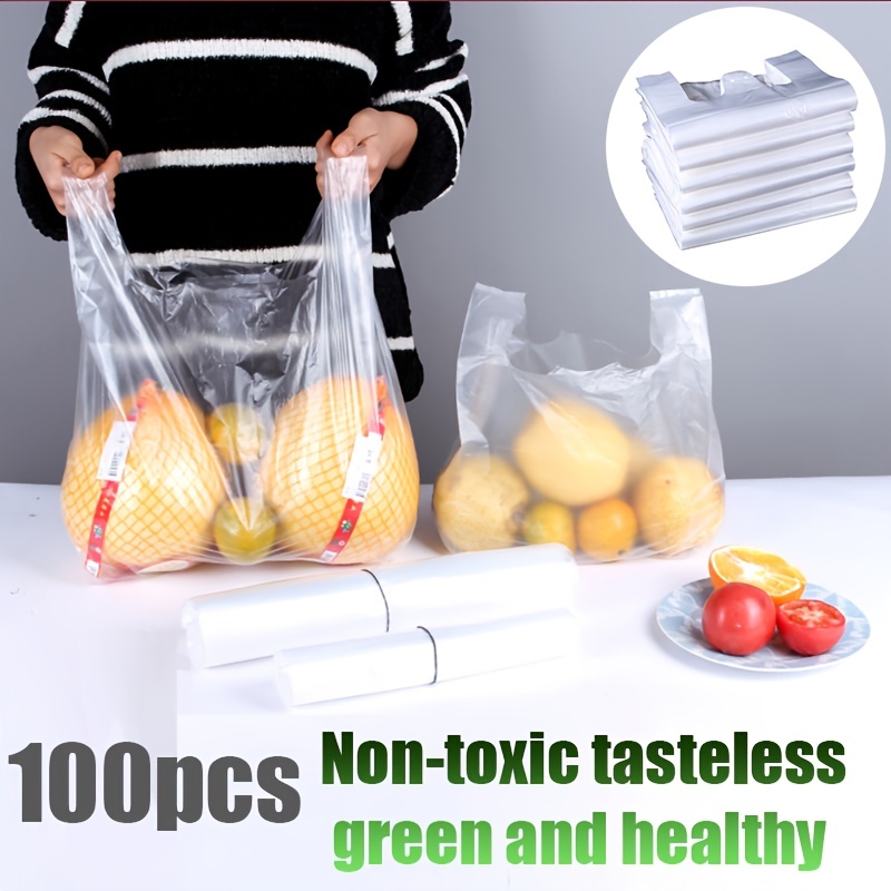 100 Bolsas Plástico Transparentes Cierre Resellable Bolsas - Temu