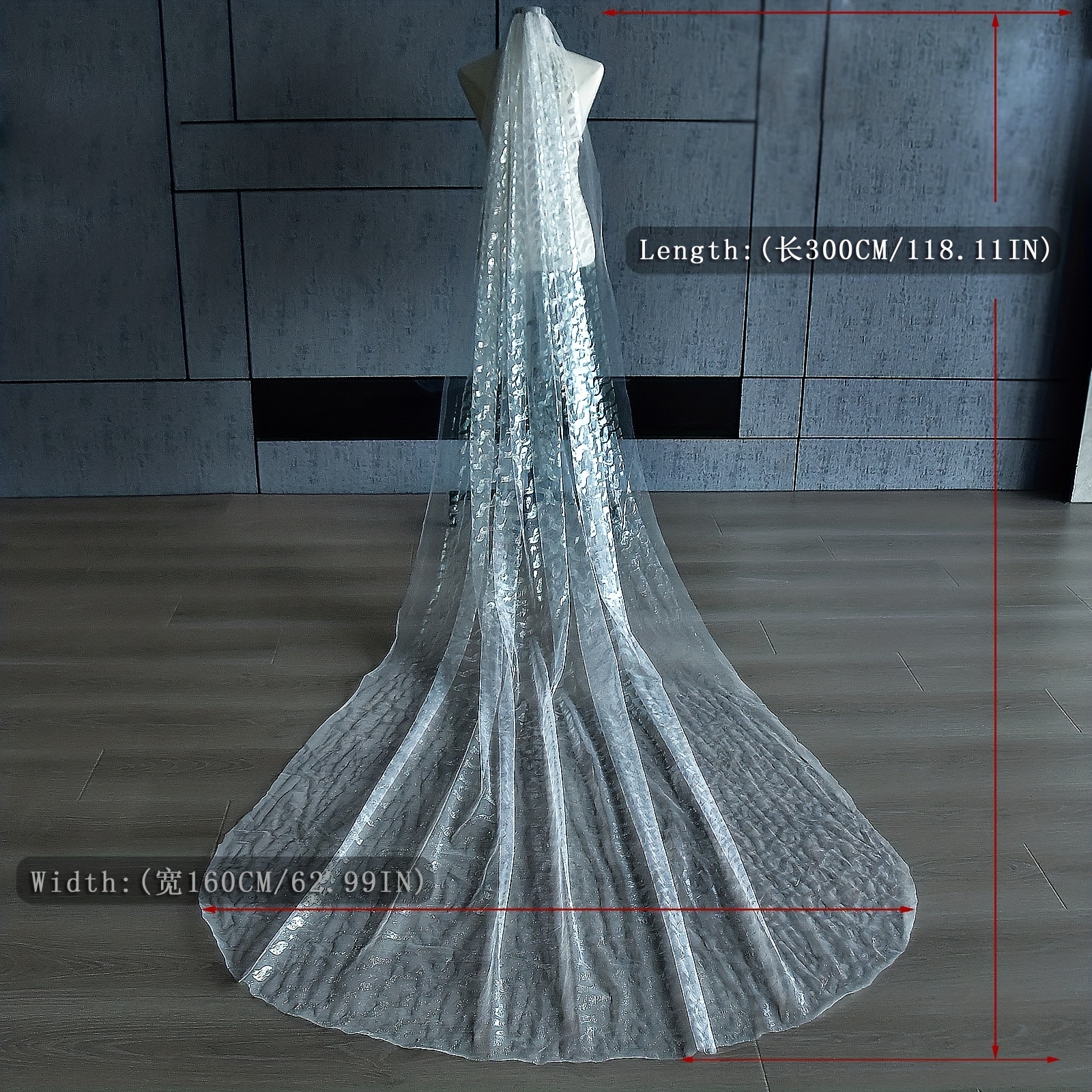 Long Soft Gauze Head Veil Bridal Head Veil Golden Mesh Veil Temu