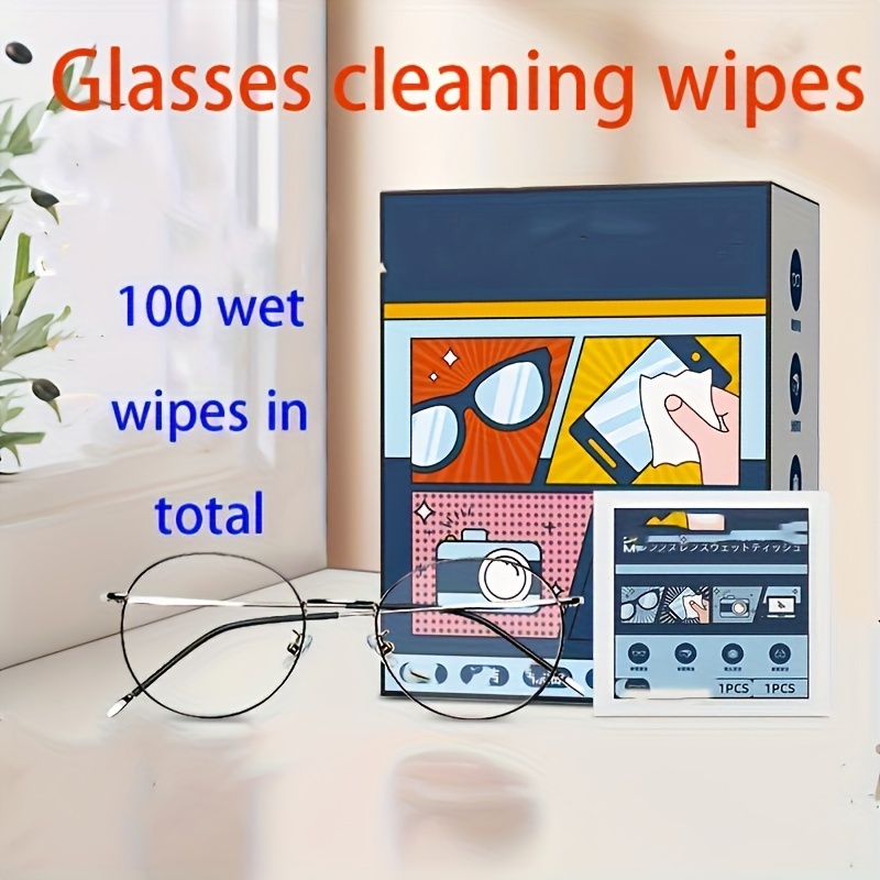 Glasses Cleaner, Lens Wipes For Eyeglasses, Eye Glasses Cleaner Wipes,  Eyeglass Cleaner,lens Wipes, Glasses Wipe - Temu United Arab Emirates