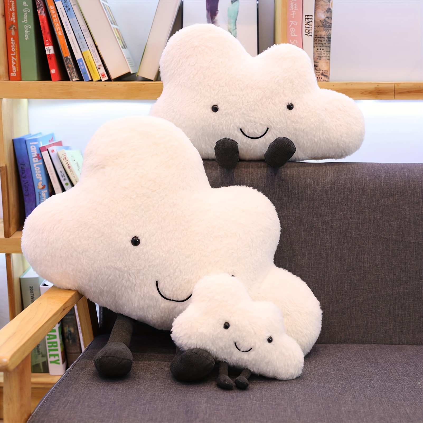 Amuseables Cloud Plush Smiling Cloud Plush White Cloud - Temu