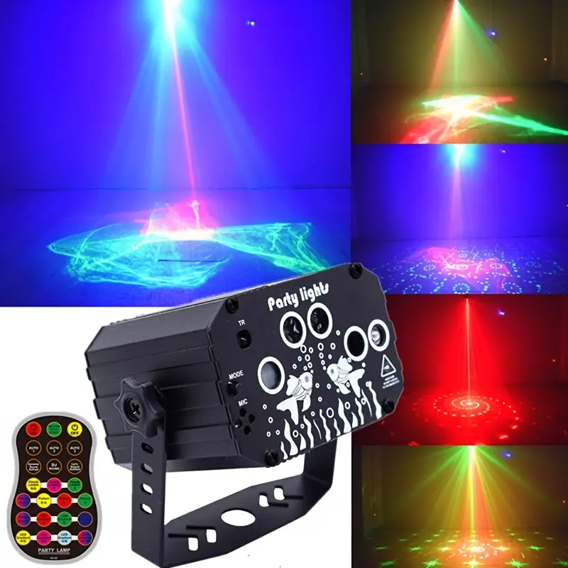 Disco Party Lights Portable Dj Laser Lights Stage Lights - Temu