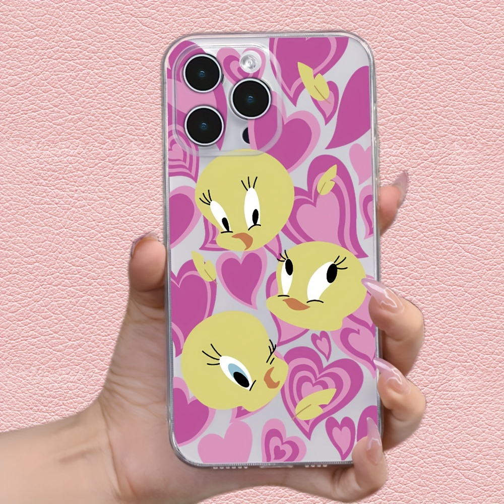 

Creative Love Little Yellow Duck Printed Phone Case Suitable For Iphone 15 14 13 12 11 Xs Xr X 7 8 Plus Pro Max Mini