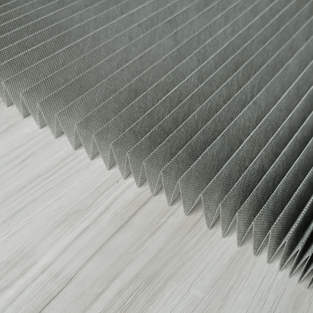 TEMU 1pc Adjustable Pleated Shade Curtains Suitable For Room, Bedroom, , Bathroom, ,